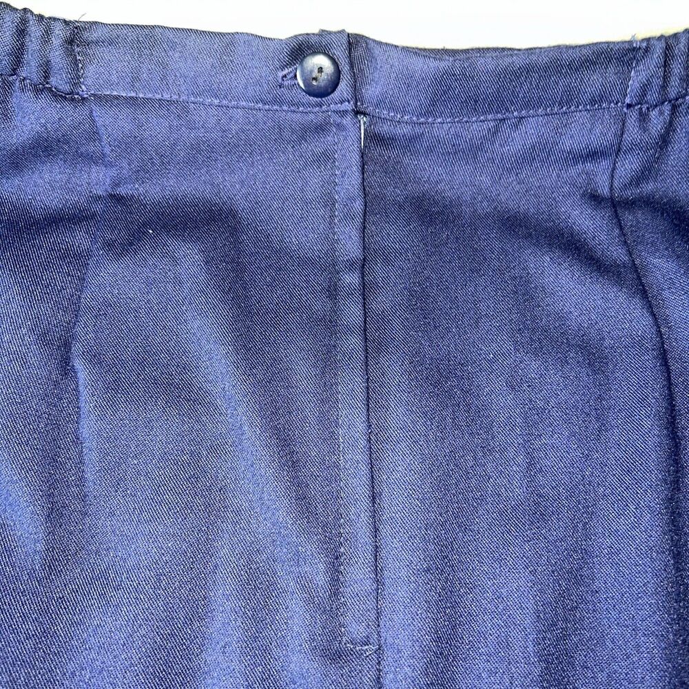 CL Cricket Lane Vintage 80s Womens 12 Canvas Blend Tulip Skirt Stretch USA Made - Picture 7 of 12